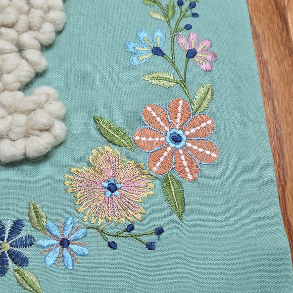 Tabitha Webb Spring Embroidered Table Runner - Picture 9 of 13